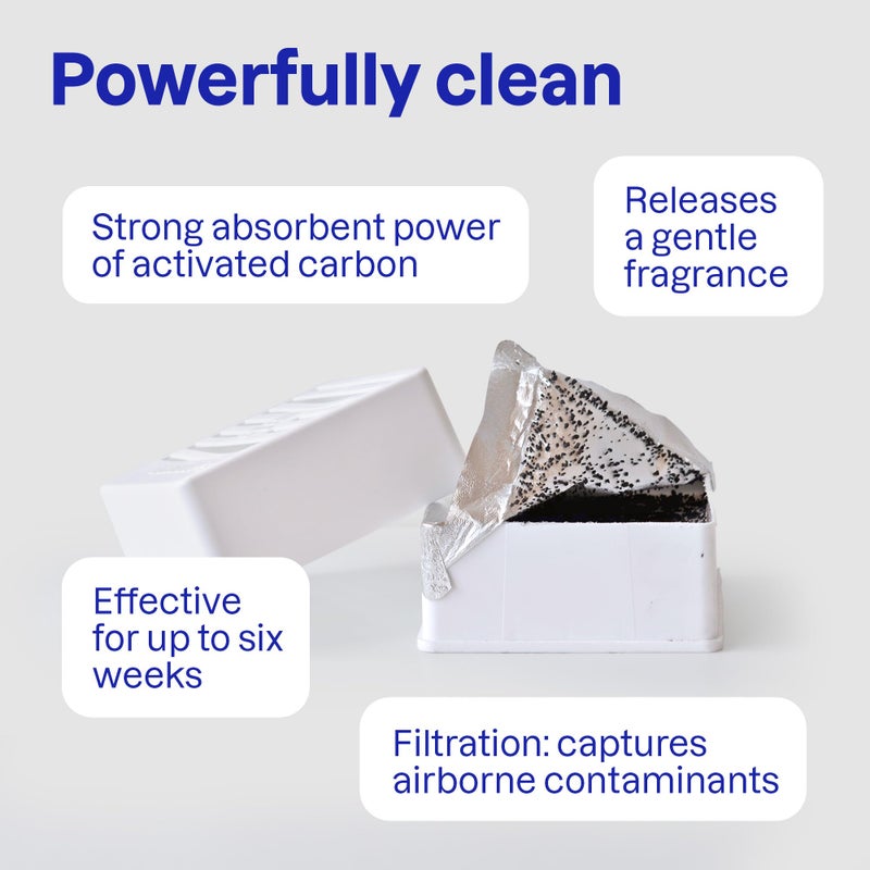 ATTITUDE Odor Eliminator with Activated Carbon, Plant-Based Air Purifier, Vegan, Green Apple and Basil, 8 Ounces - Image 3